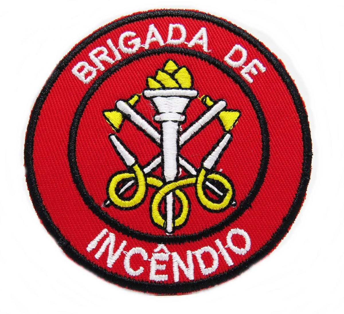 00316bordado brigada de inc ndio 1 - Couro Art Bombeiro Civil, Saúde e Tático
