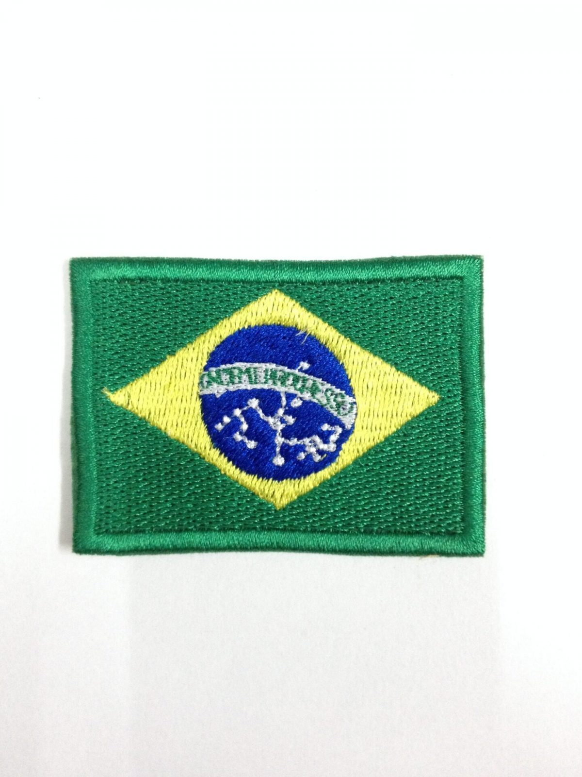 00387 bordado bandeira do brasil 1 - Couro Art Bombeiro Civil, Saúde e Tático