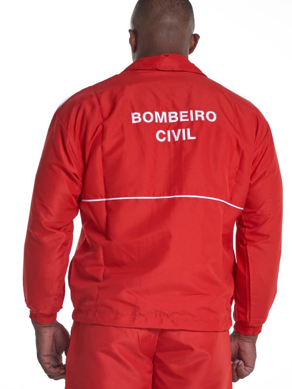 AGASALHO BOMBEIRO CIVIL VEREMLHO E BRANCO MASC 4 - Couro Art Bombeiro Civil, Saúde e Tático