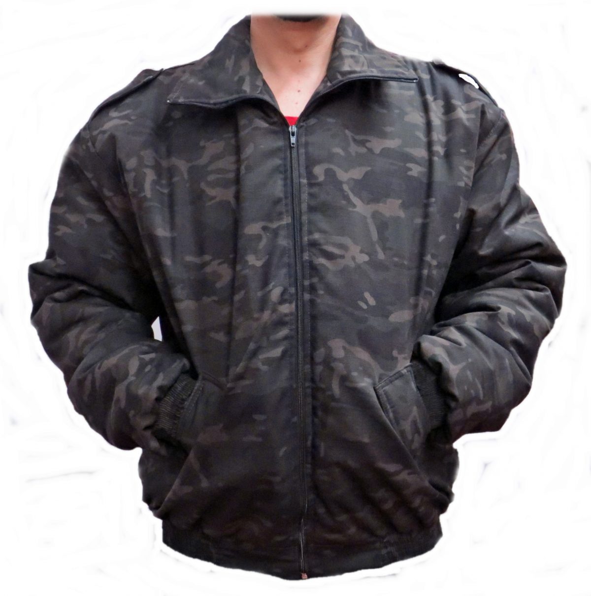 jaqueta camuflada bolso multicam black 5 - Couro Art Bombeiro Civil, Saúde e Tático