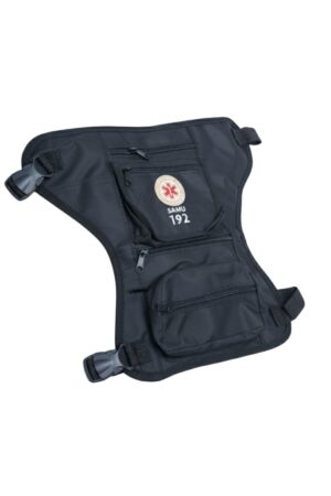 Bolsao de perna samu - Couro Art Bombeiro Civil, Saúde e Tático