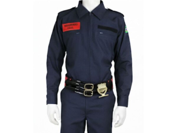 Gandola Bombeiro Civil Profissional Azul Manga Longa - RipStop