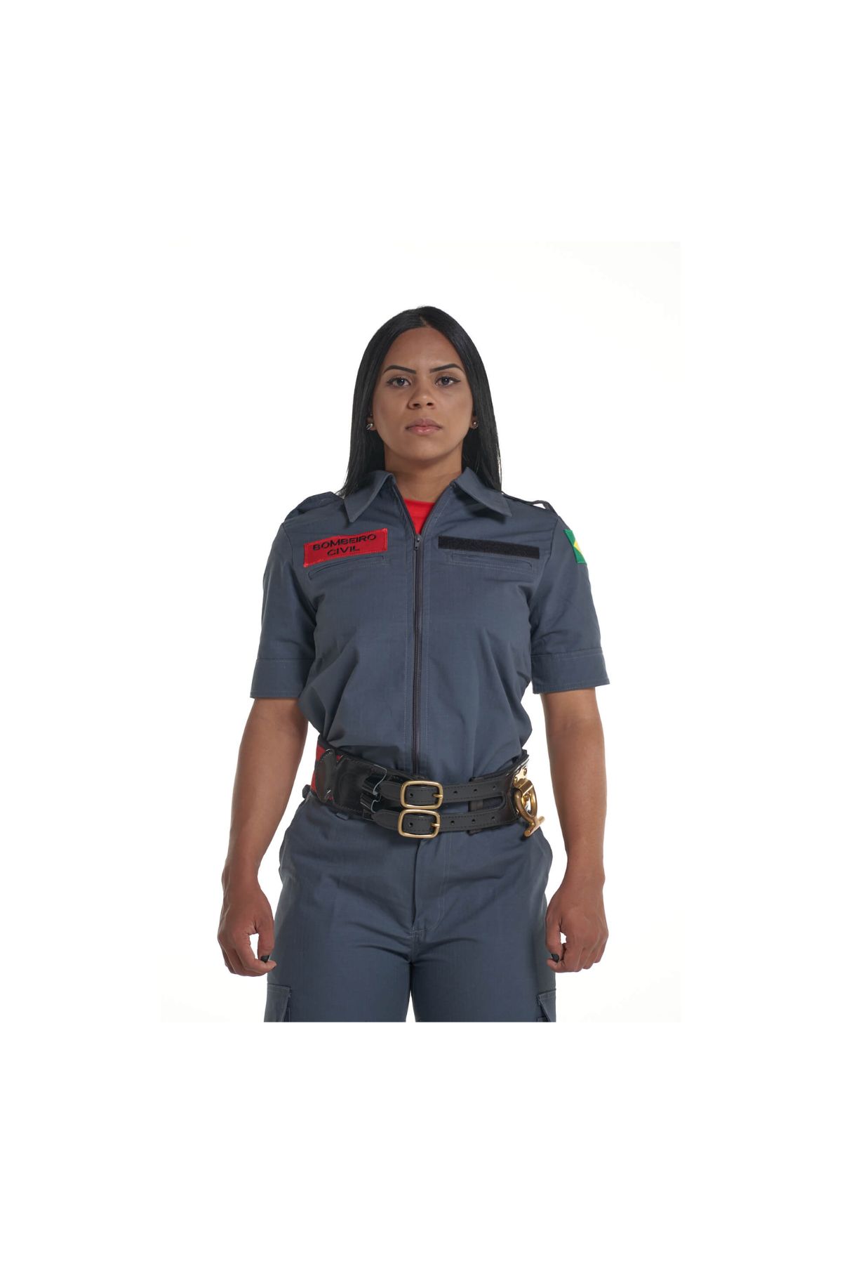 Gandola Bombeiro Civil Profissional Manga Curta Slim – Rip Stop Gandola Bombeiro Civil Profissional Manga Curta Slim - Rip Stop - Imagem 1