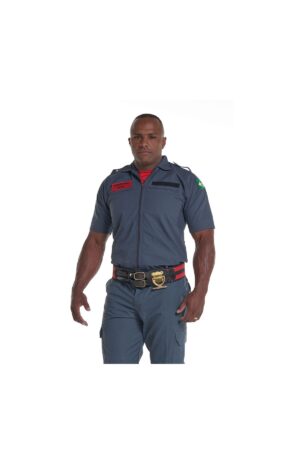 Gandola Bombeiro Civil Profissional Manga Curta – Rip Stop - Couro Art Bombeiro Civil, Saúde e Tático