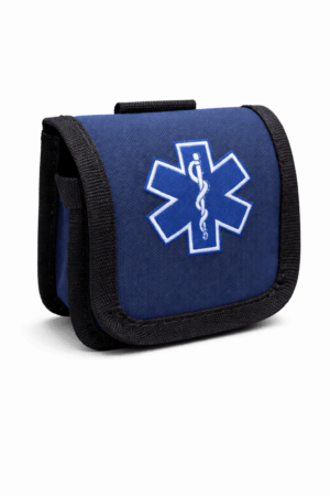 Porta Luvas Cruz da Vida - Couro Art Bombeiro Civil, Saúde e Tático