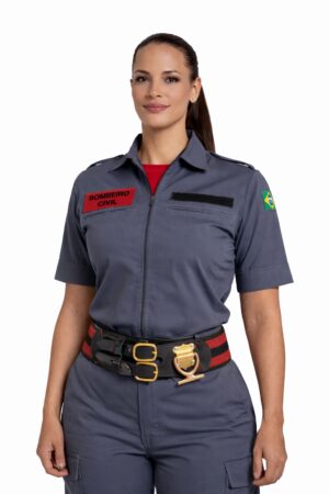 gandola manga curta slim - Couro Art Bombeiro Civil, Saúde e Tático