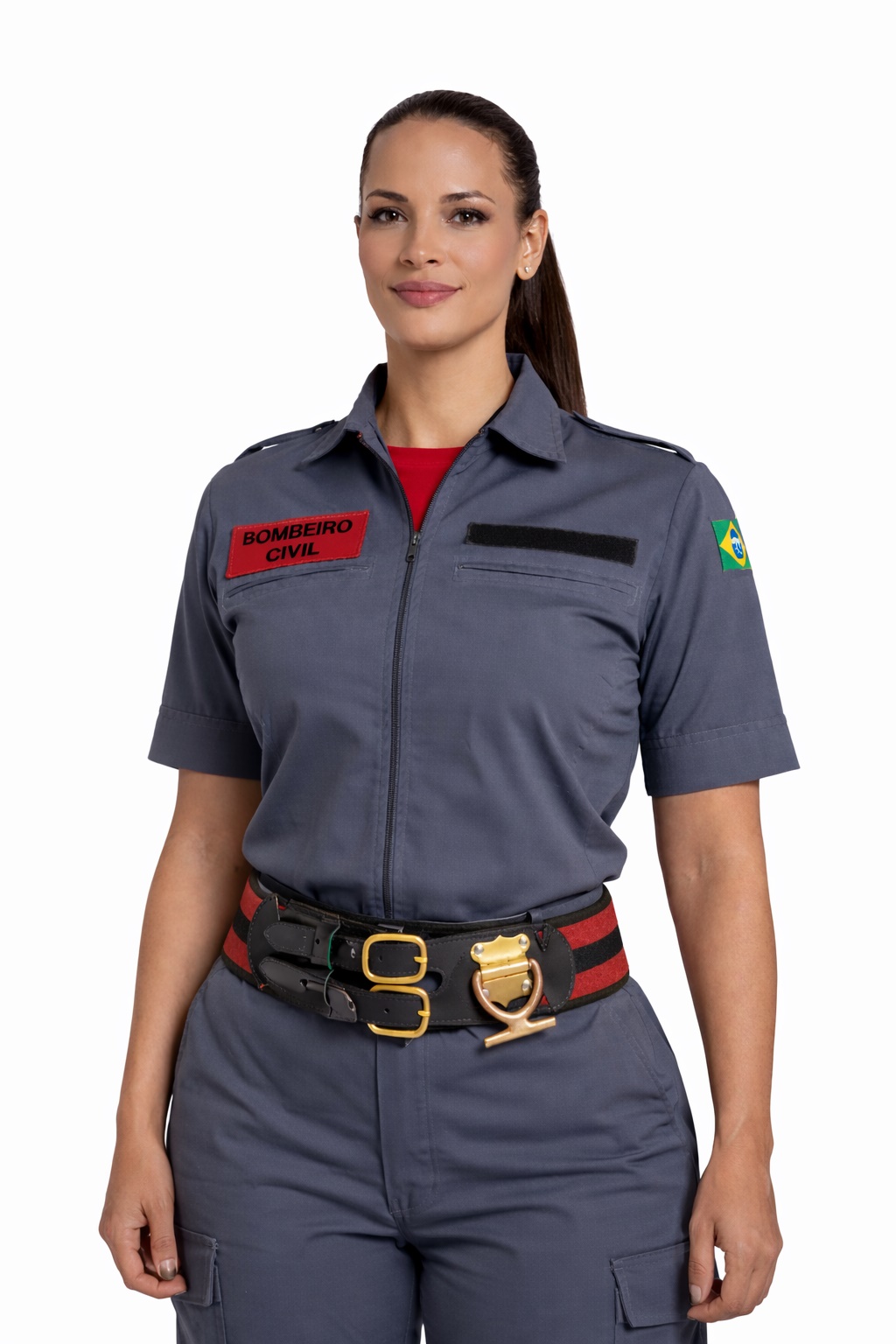 gandola manga curta slim Gandola Bombeiro Civil Profissional Manga Curta Slim - Rip Stop - Imagem 1