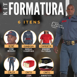 Kit Bombeiro Civil - Formatura - Manga Longa