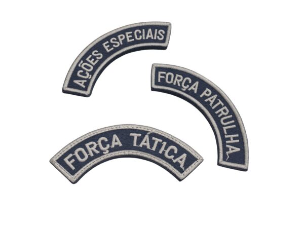 Bordado Meia Lua - Velcro