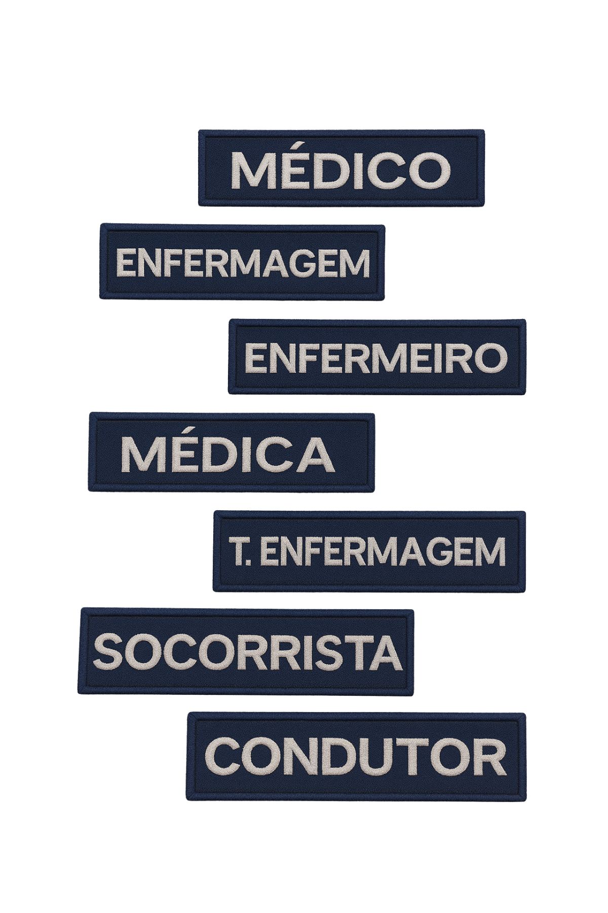 Bordado – Área da Saúde – Velcro Bordado - Área da Saúde - Velcro - Imagem 1