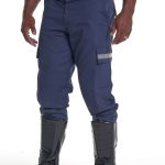 Calça Tática Azul - c/ Refletivo - RipStop