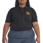 Camiseta Polo Bombeiro Civil Brasão - Preta
