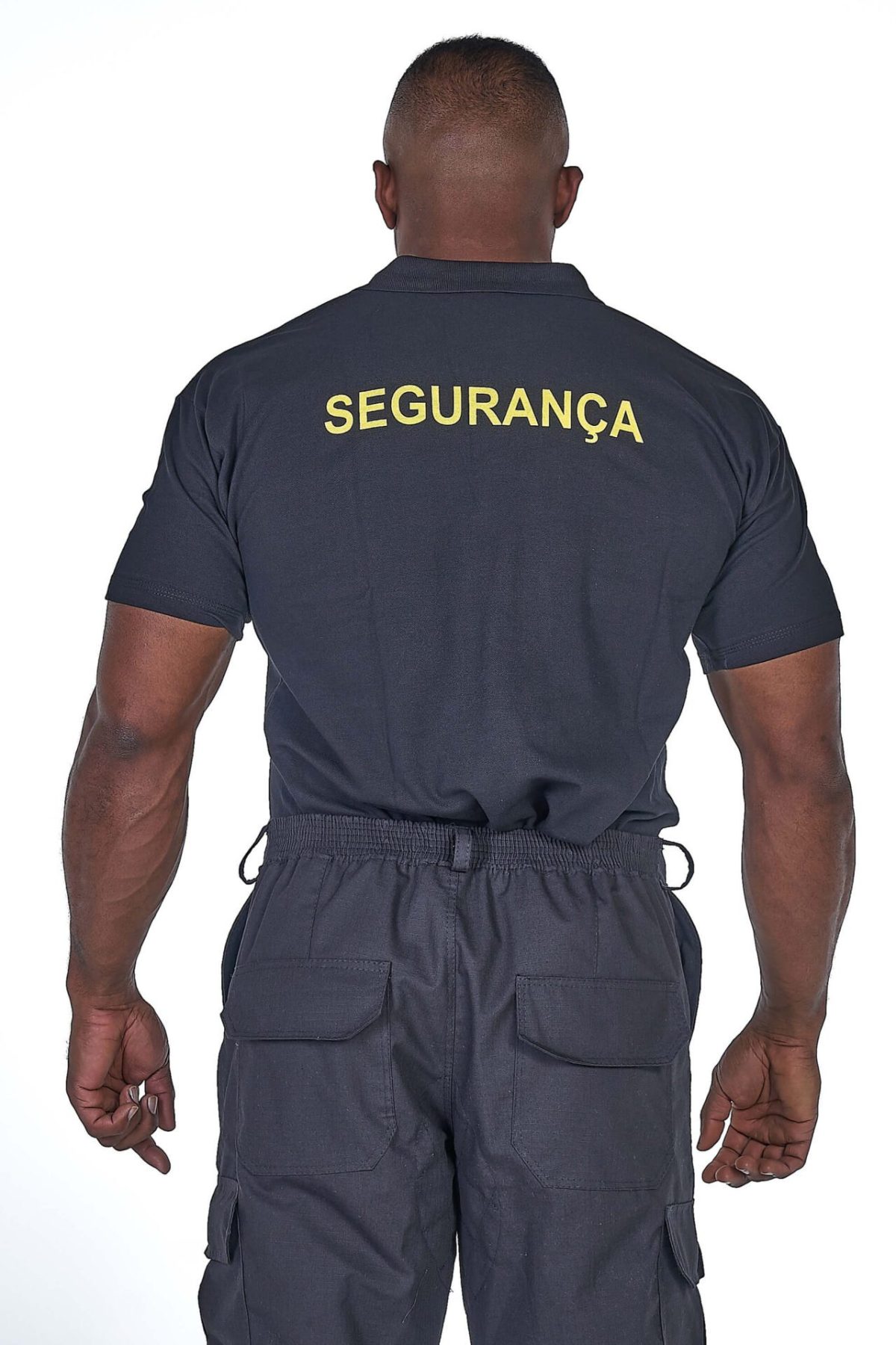 CAMISETA POLO SEGURANC387A BORDADO AMARELO 2 - Couro Art Bombeiro Civil, Saúde e Tático