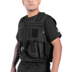 Colete Tático - Ajustável - Preto