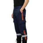 Calça SAMU Resgate - Tática c/ Refletivo - RipStop
