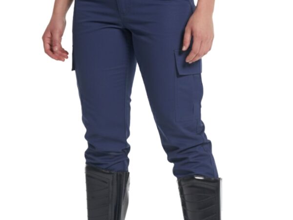 Calça Tática Azul - s/ Refletivo - Slim - RipStop