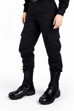 Calca Tatica Preta – sem Refletivo – Slim – RipStop fundo branco - Couro Art Bombeiro Civil, Saúde e Tático