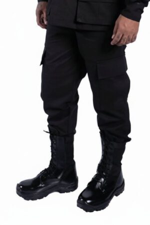 Calca Tatica preta – sem refletivo - Couro Art Bombeiro Civil, Saúde e Tático