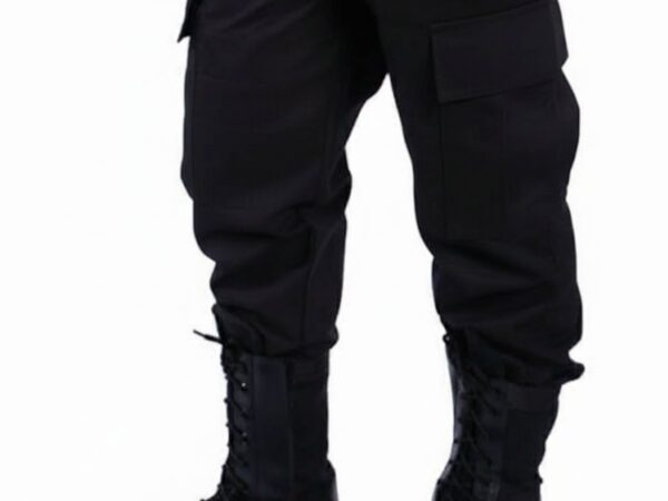 Calça Tática Preta - s/ Refletivo - RipStop