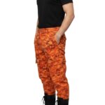 Calça Camuflada Tática - Laranja Bombeiro - Rip Stop Super