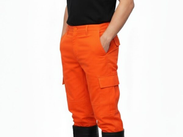 Calça Tática Laranja - s/ Refletivo - RipStop