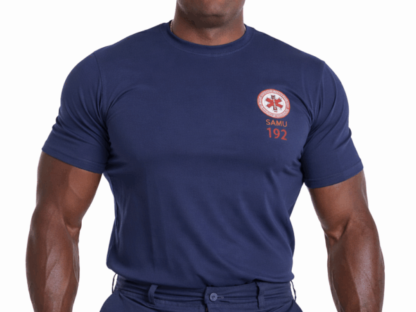 Camiseta SAMU - Azul