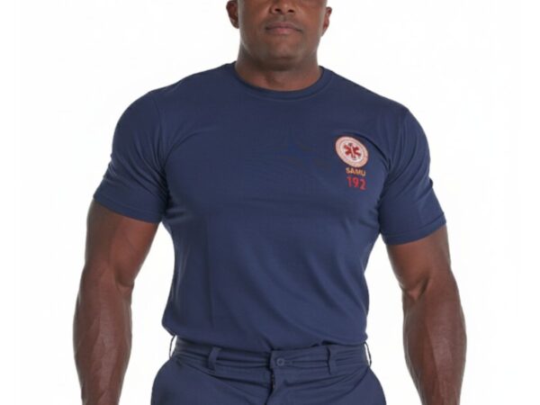 Camiseta SAMU - Azul