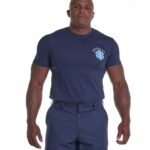 Camiseta Resgate Socorrista - Azul - Estampada