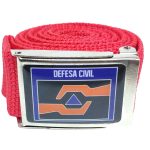 Cinto Defesa Civil - Resinado Fundo Preto