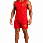 Conjunto Regata Vermelha e Short – Bombeiro Profissional Civil