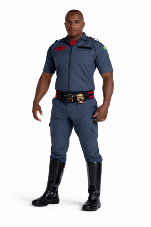 Farda Bombeiro Civil – RipStop – Manga Curta V.P.A3 - Couro Art Bombeiro Civil, Saúde e Tático