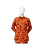 Gandola Camuflada Tática - Laranja Bombeiro - Manga Longa - Rip Stop Super