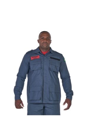 Gandola Tatica Bombeiro Civil Verde Petroleo Acinzentado – Manga Longa sem Refletivo - Couro Art Bombeiro Civil, Saúde e Tático