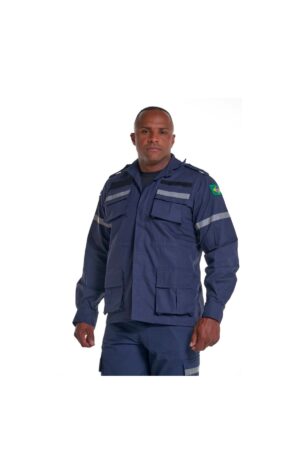 Gandola Tatica Estrela da Vida Manga Longa cem refletivo - Couro Art Bombeiro Civil, Saúde e Tático