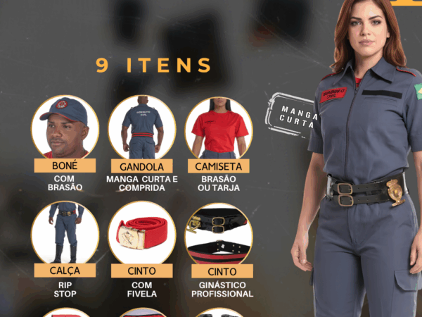 Kit Bombeiro Civil Formatura II – Especial – Manga Curta