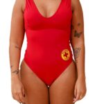 Maiô Vermelho c/ Bojo - Cavado - Guarda Vidas