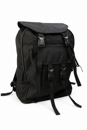 Mochila Canadense – Preta - Couro Art Bombeiro Civil, Saúde e Tático