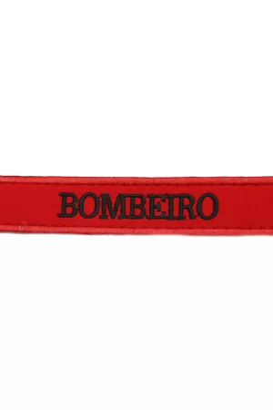 Tarjeta Bordada BOMBEIRO E28093 PADRAO BOMBEIROS - Couro Art Bombeiro Civil, Saúde e Tático