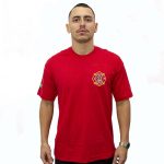 Camiseta Socorrista Brasil - Vermelha