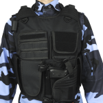 Colete Tático S.W.A.T. com Porta Camelback - Preto
