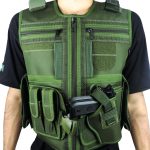 Colete Tático Militar - Verde Oliva