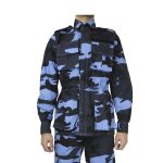 Gandola Camuflada Tática - Woodland Azul - Manga Longa - Rip Stop