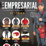 Kit Bombeiro Civil – Empresarial C/ Mochila