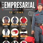Kit Bombeiro Civil – Empresarial II C/ Mochila