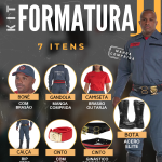 Kit Bombeiro Civil Formatura II – Manga Longa