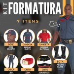 Kit Bombeiro Civil Formatura II – Manga Curta