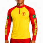 Camiseta Manga Longa Guarda Vidas - Proteção UV  50+
