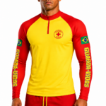 Camiseta Manga Longa Guarda Vidas - Proteção UV  50+