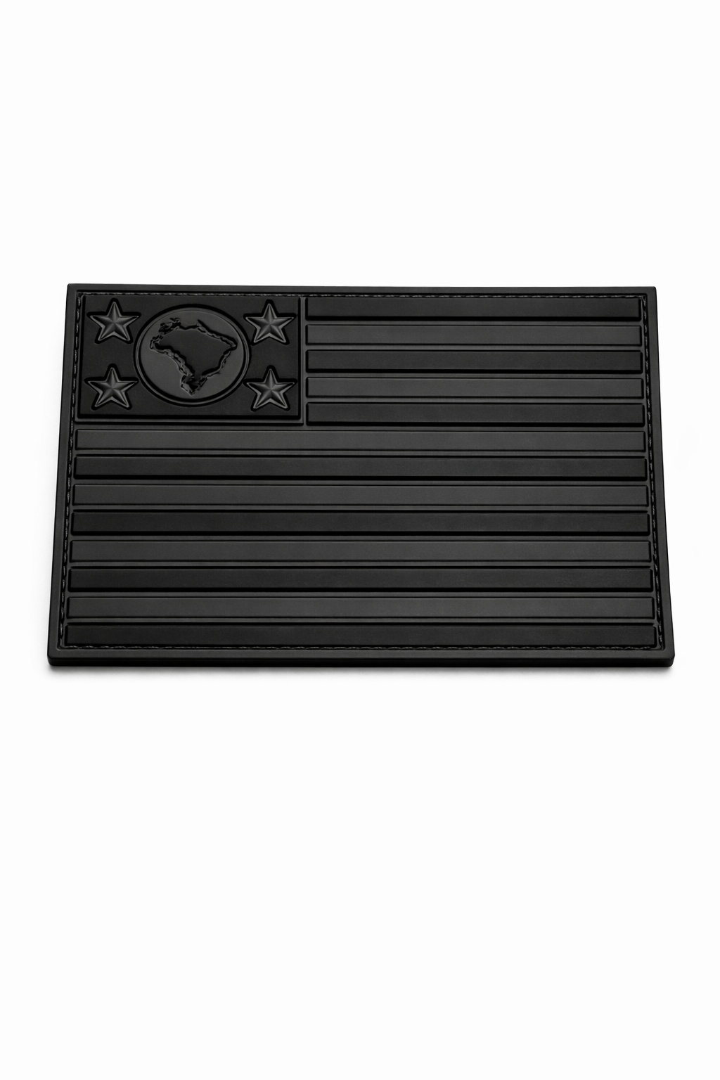 Emborrachado Bandeira Estado de São Paulo - 5,5 x 8 cm - Cinza e Preto Escuro - Fundo Branco Emborrachado Bandeira Estado de São Paulo - 5,5 x 8 cm - Cinza e Preto Escuro - Imagem 1