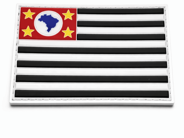 Emborrachado Bandeira Estado de São Paulo - 5,5 x 8 cm - Colorida